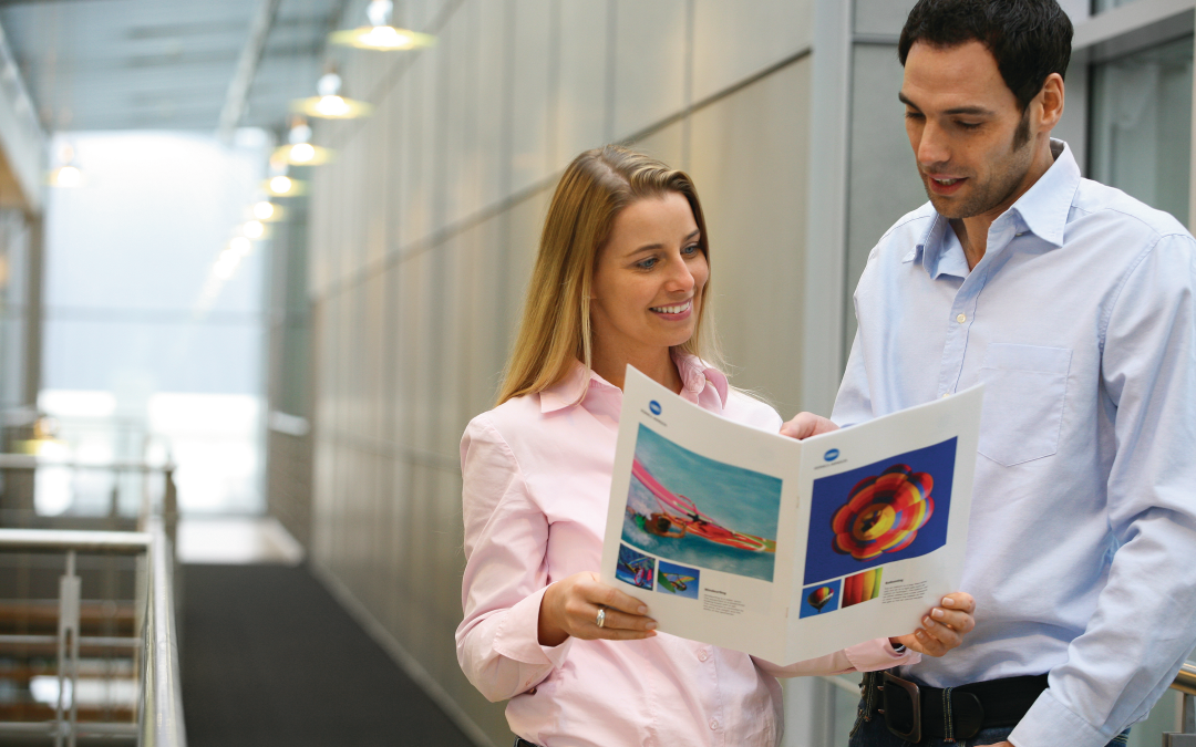 Εκτύπωση Booklet: Φτιάξτε Φυλλάδια στο bizhub