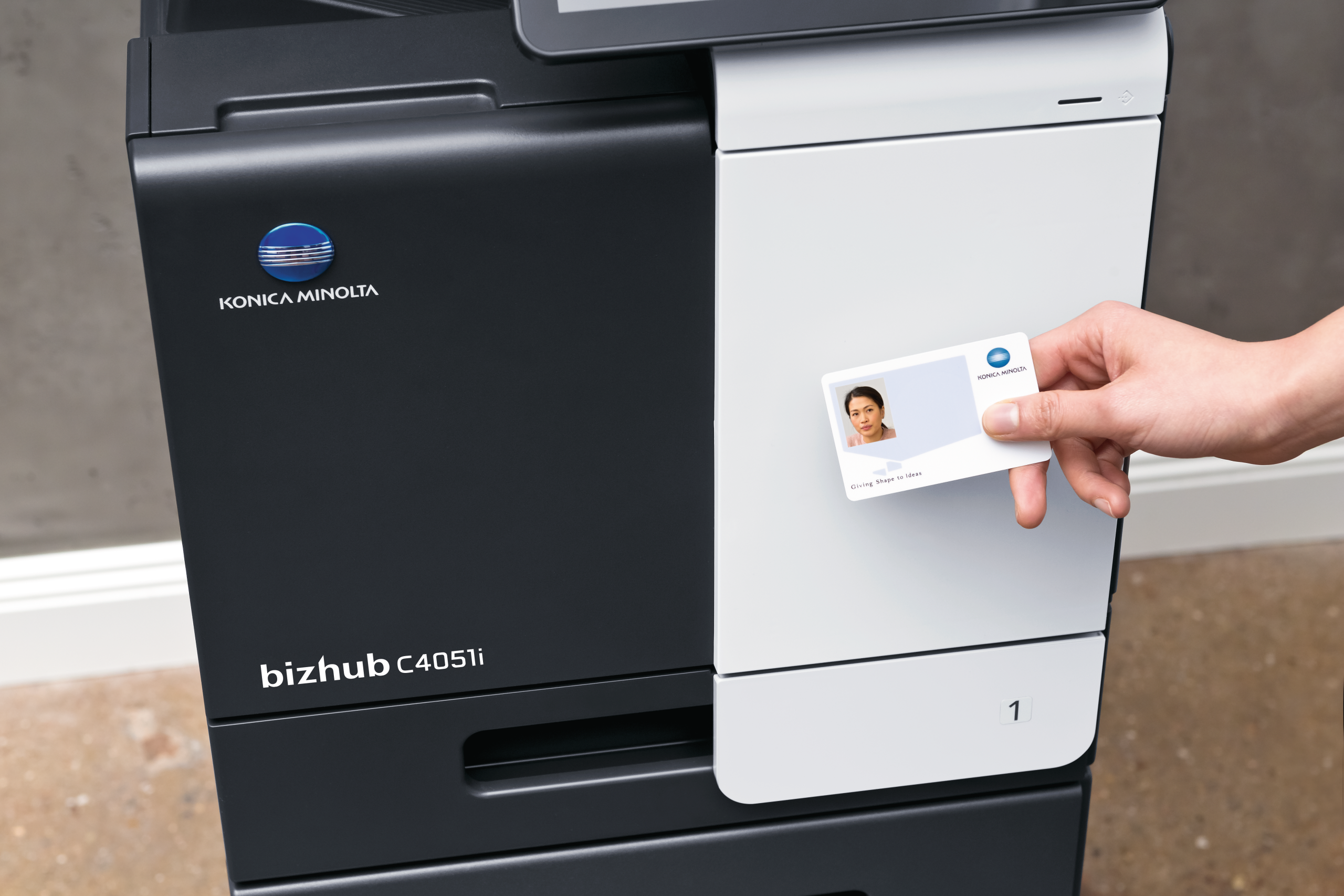 bizhub C4051i location picture_EM2_2766 Ταυτοποίηση με Κάρτα σε bizhub