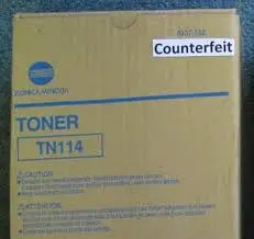 Πλαστό toner TN-114 με λάθος στοίχηση