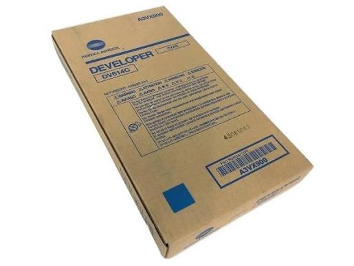 Konica Minolta DV-614C Original Developer Cyan 1 Γνήσιο κυανό developer Konica Minolta DV-614C (A3VX900) για C1060, C2060, C3070, C4065, C4070 και C4080