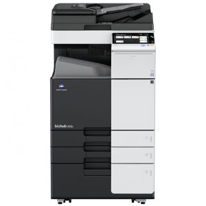 Konica Minolta bizhub 308e Certified Refurbished ασπρόμαυρο πολυμηχάνημα Α3 με τροφοδότη DF-629 και βάση DK-510