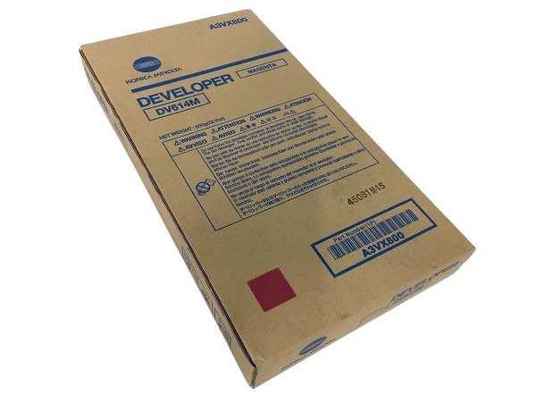 Konica Minolta DV-614M Original Developer Magenta 1 Γνήσιο developer ματζέντα Konica Minolta DV-614M (A3VX800) για C1060, C2060, C3070, C4065, C4070 και C4080